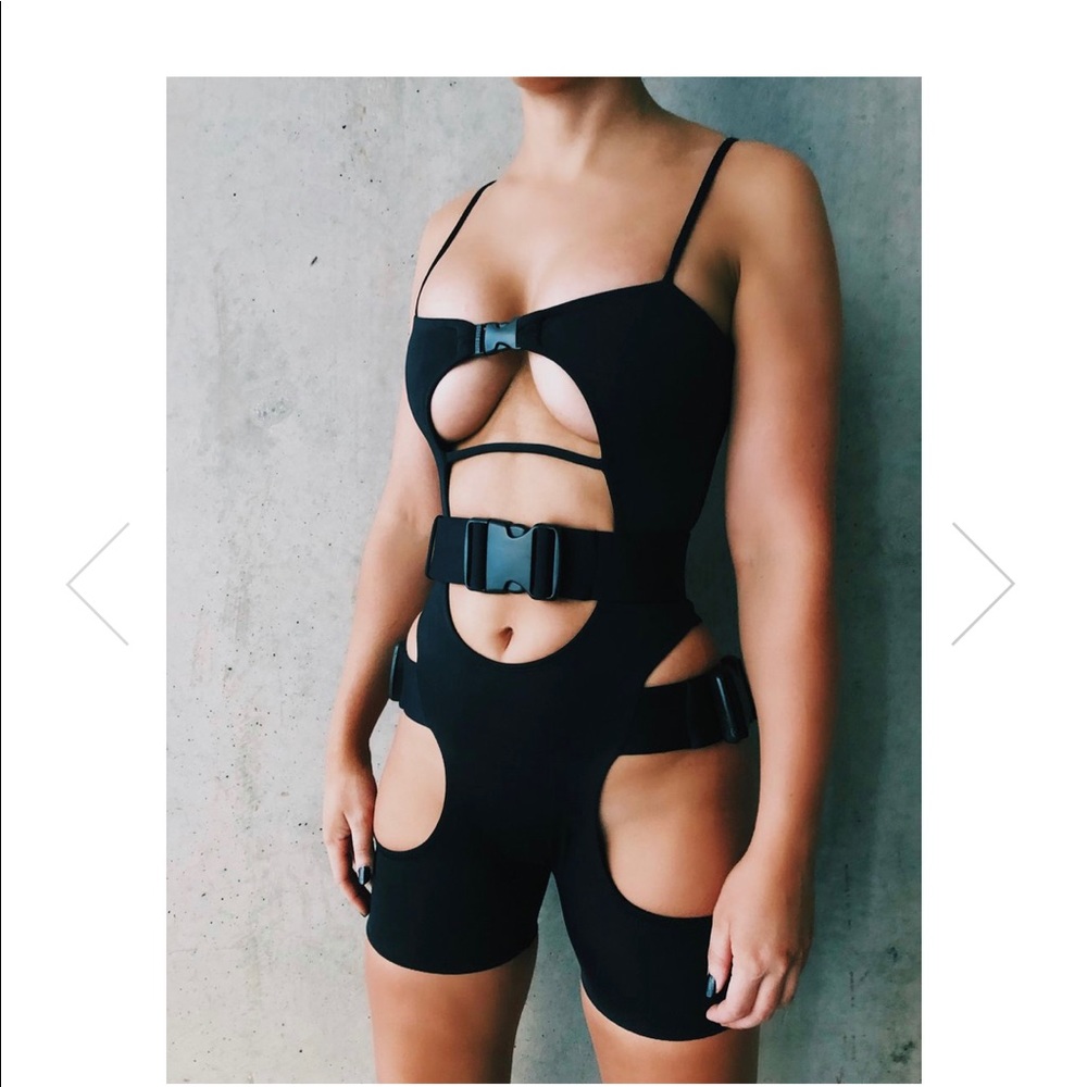 LIPT label unitard bodysuit